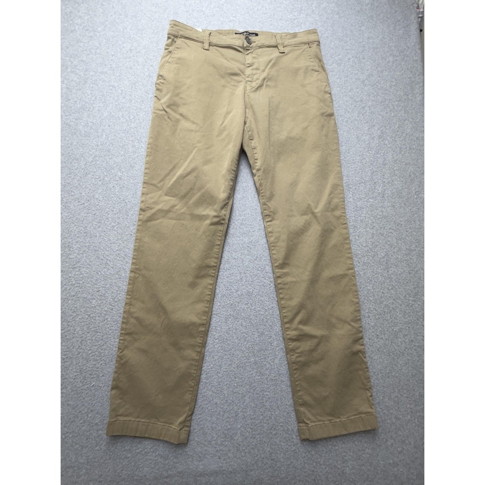 Mavi Jeans Pants Mens 32x32 Beige Edward Slim Straight Chino Stretch Casual